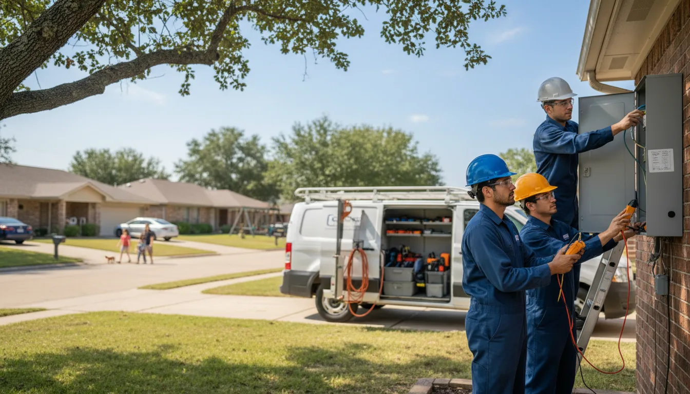 Certified electrician providing emergency electrical services in Shady Point, OK